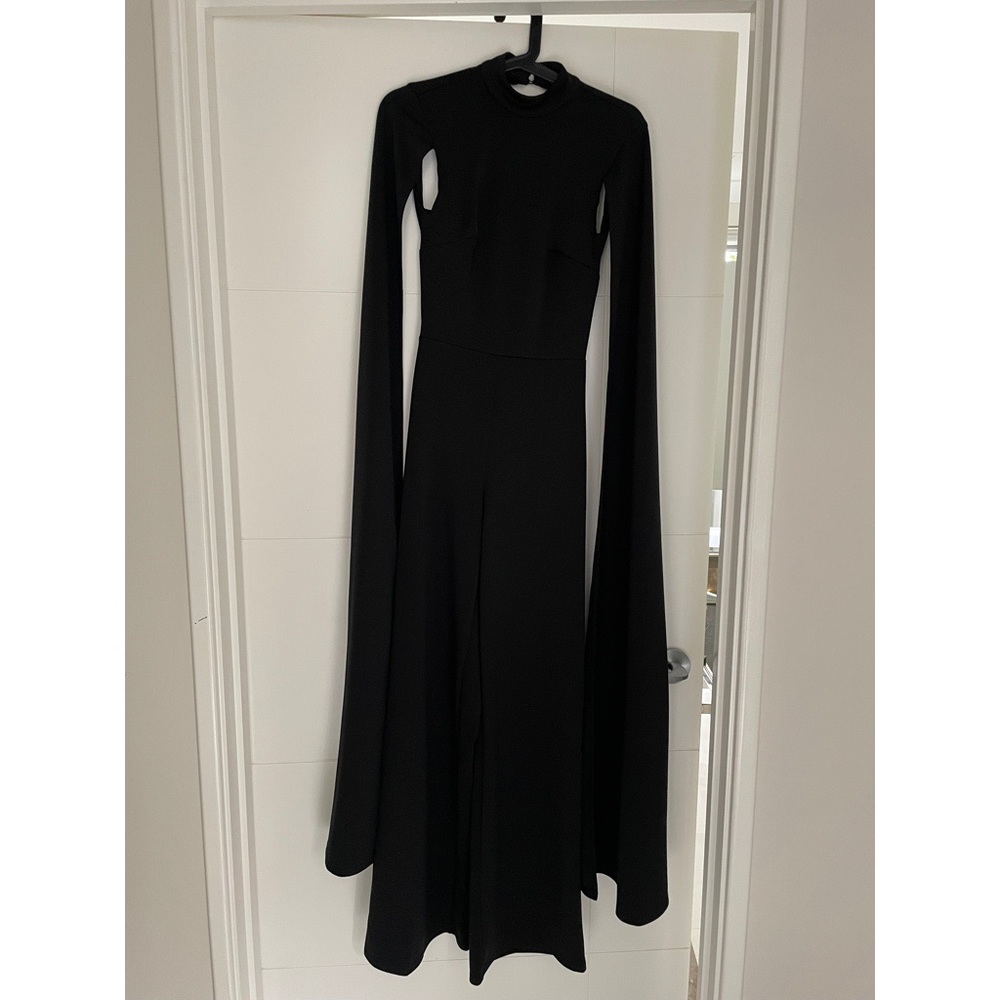 TRUE VIOLET Cape Detail Jumpsuit Sz 6 - Picture 5 of 6